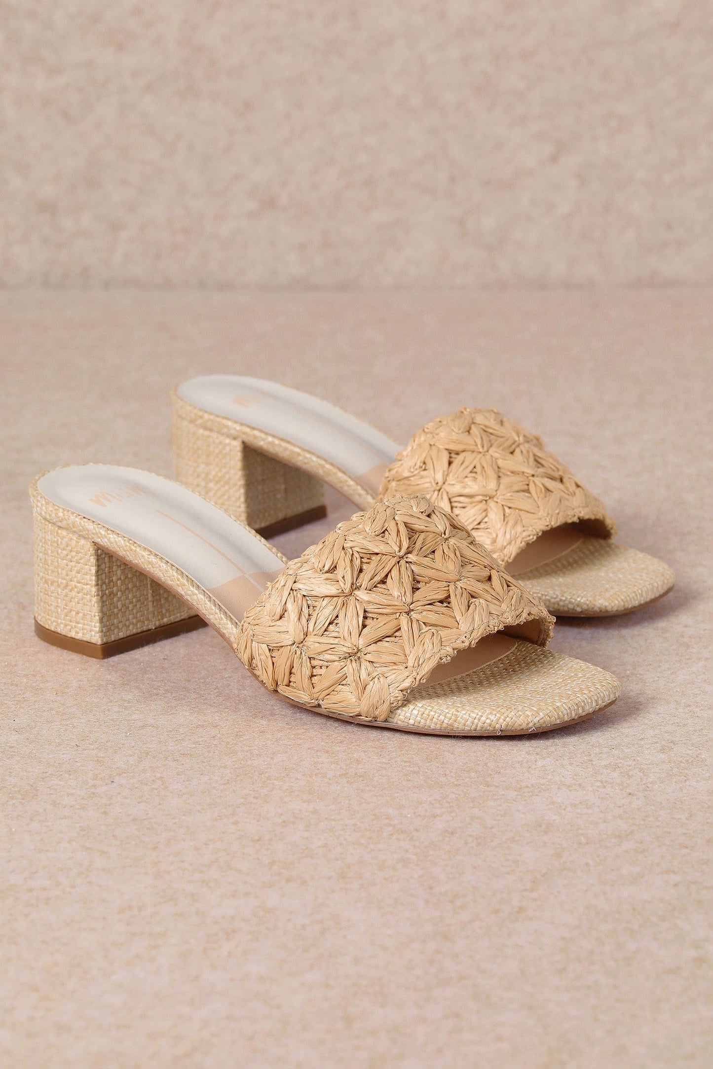 Slide Block Heel Mule