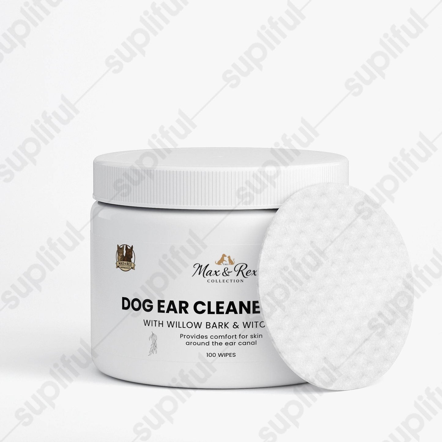 The Max & Rex Collection Dog Ear Cleaner Wipes