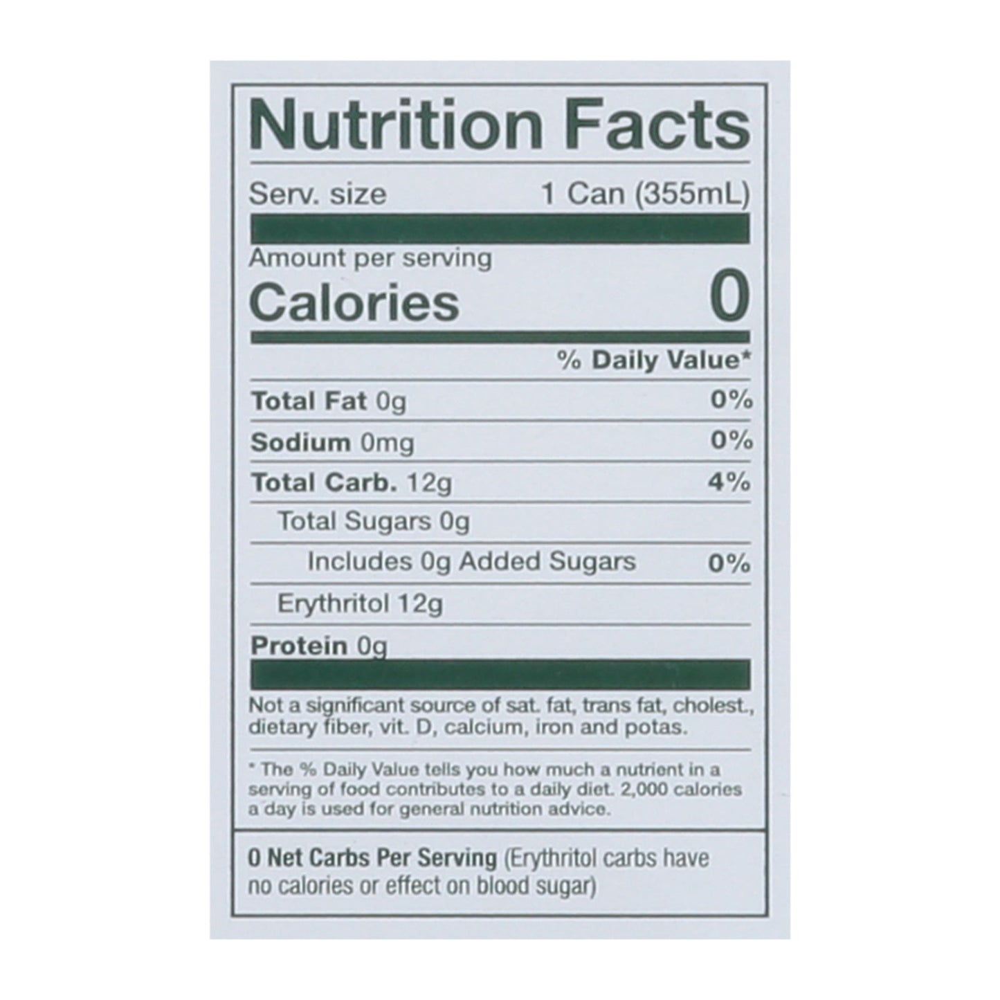 Reed's Ginger Ale Zero Sugar, 12 oz. Cans (Pack of 6)