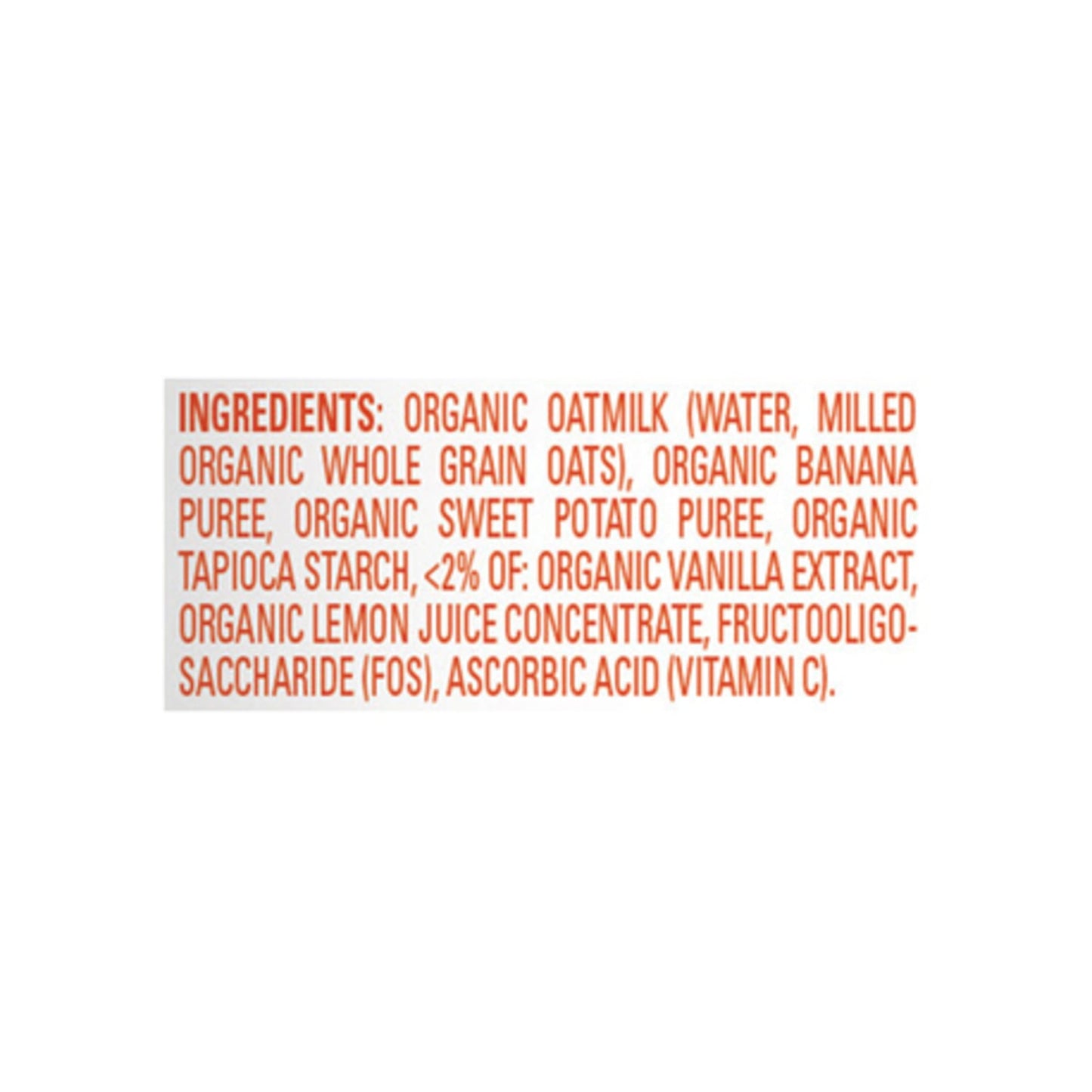 Happy Tot Pudding Banana Sweet Potato Oatmeal - Case of 16 (4 Oz Packets)