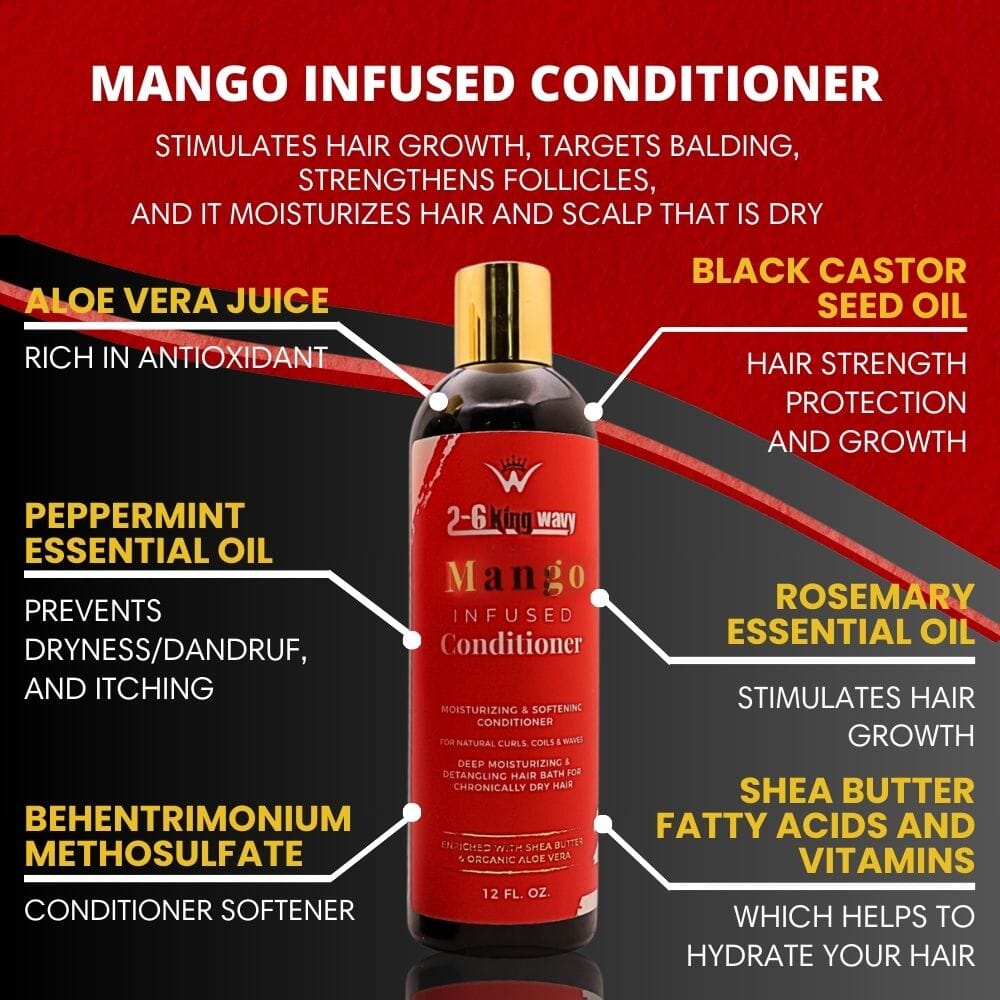 Infused Mango Conditioner (12 FL OZ) Premium Quality