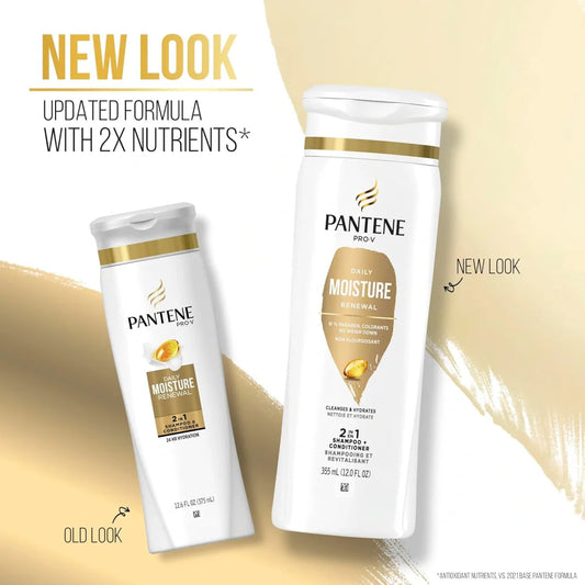 Pantene 2 In 1 Moist Renewal 12 oz