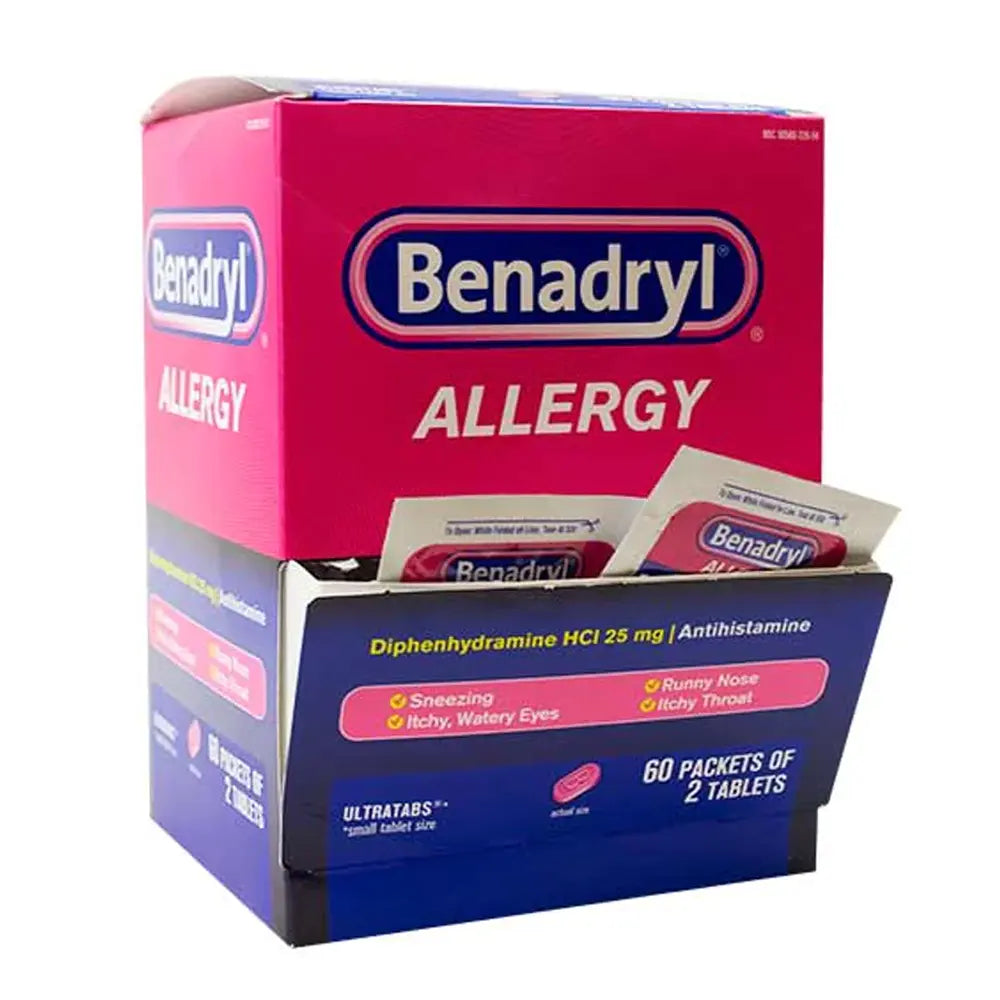 Benadryl allergy dispenser 2 ct