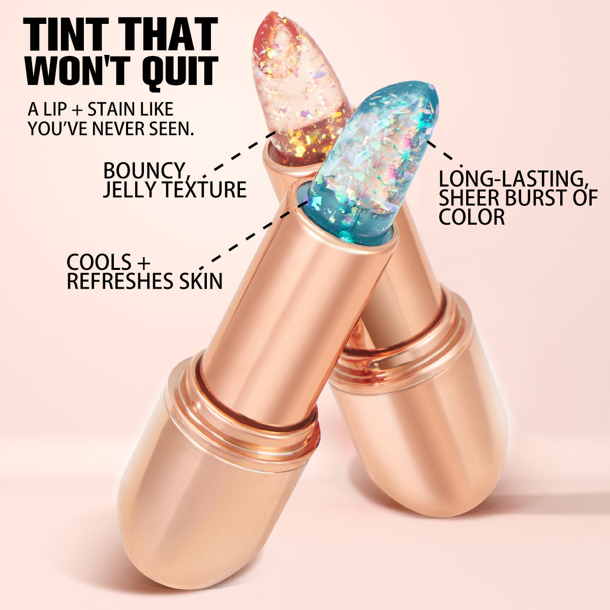 Phofay Moisturizing Jelly Warm Lipstick