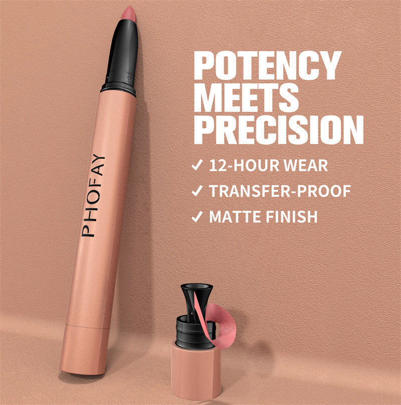 Phofay Matte Lip Liner Lipstick Pen – Matte Lip Liner Lipstick