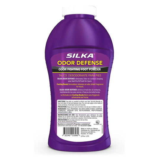 Silka Odor Defense Powder Ice 6 oz