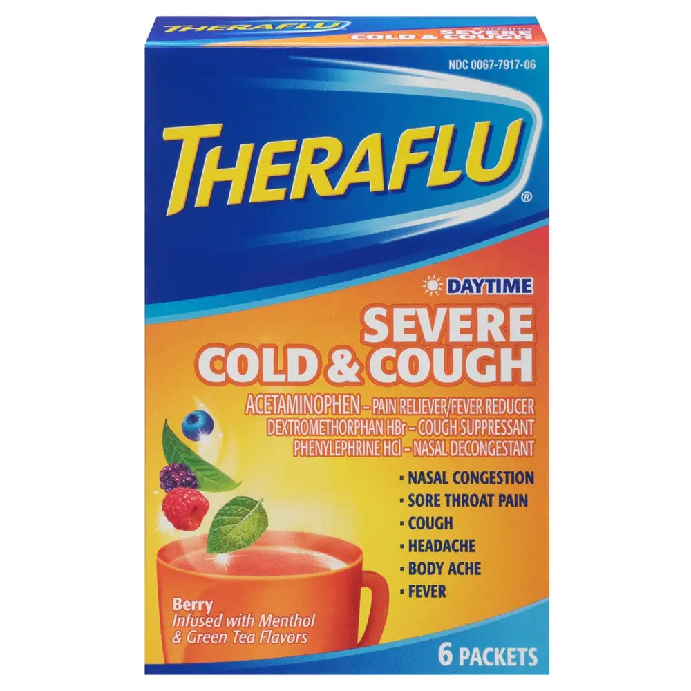 Theraflu Day Severe Cold Relief 6 ct