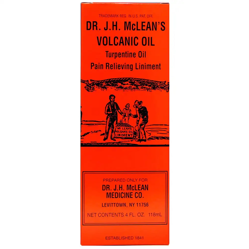 Volcanic Oil Pain Relieving Dr JH Mcleans 4 oz