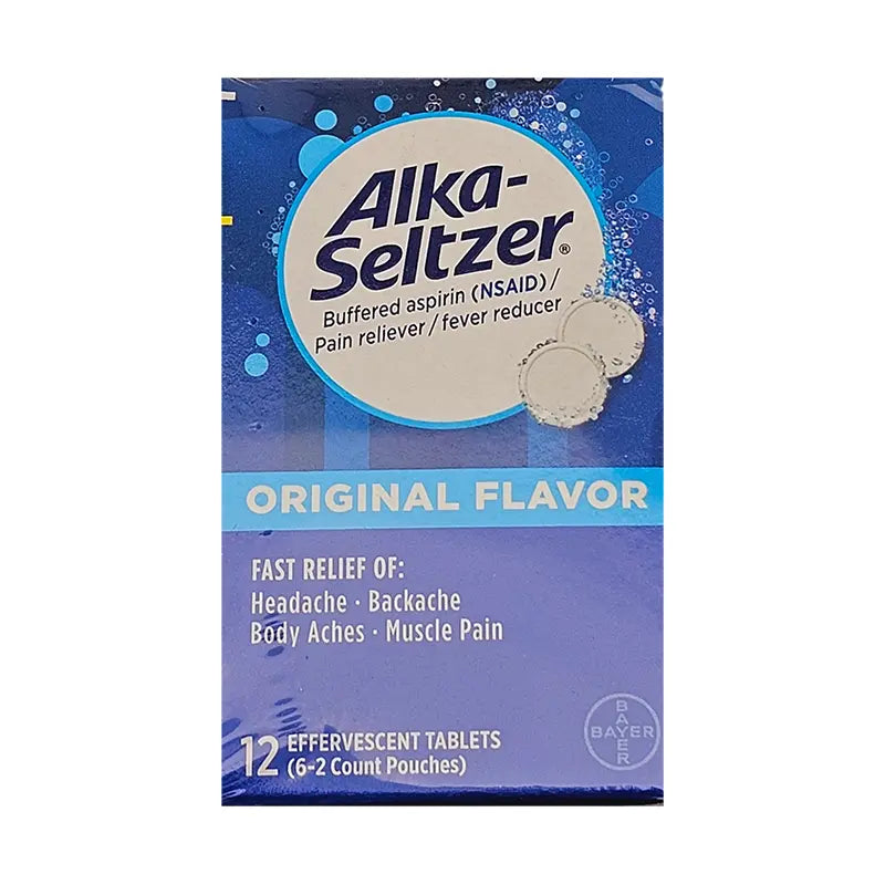 Alka Seltzer Original Pain Reliever 12 ct