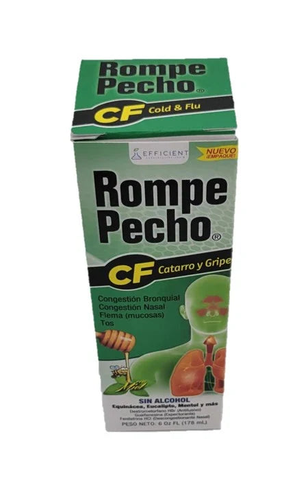 Rompe Pecho - Cf Cough & Flu (Green) 6 oz