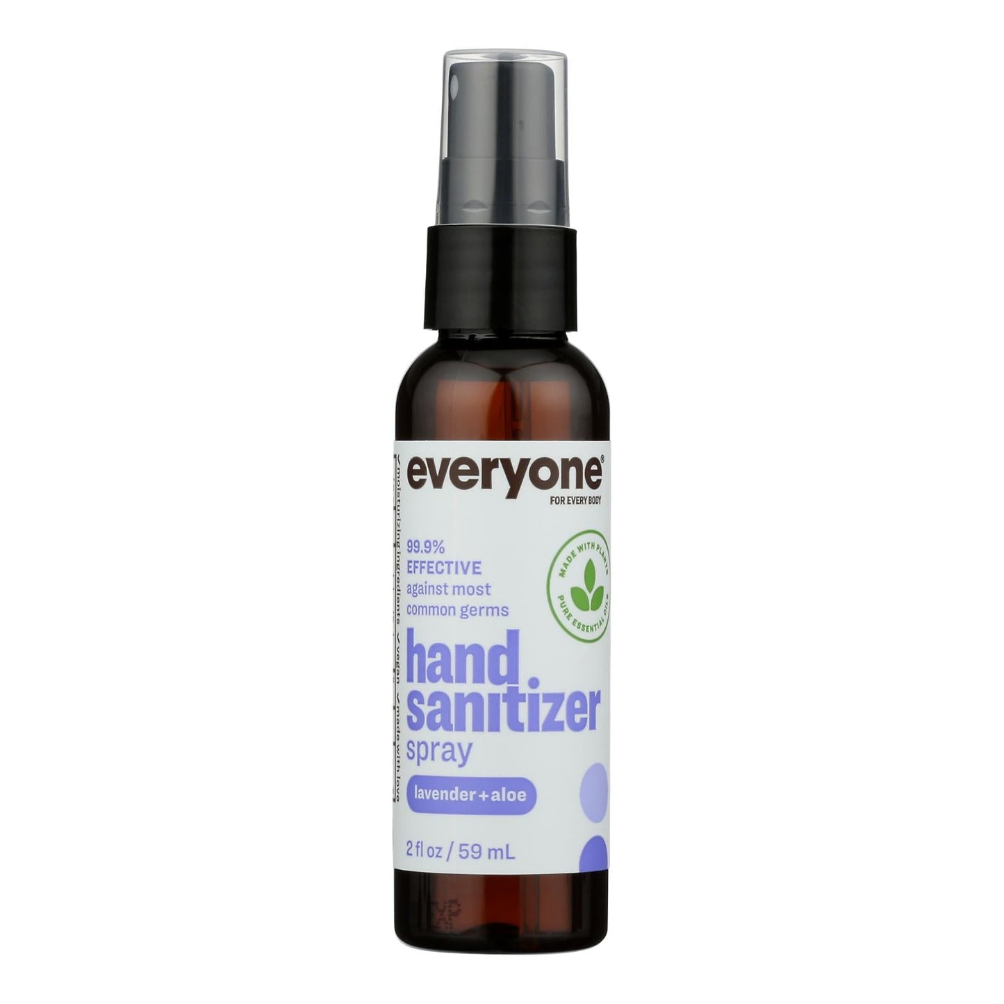 Everyone Hand Sanitizer Spray, Lavender & Aloe, 2 fl oz, Pack of 6