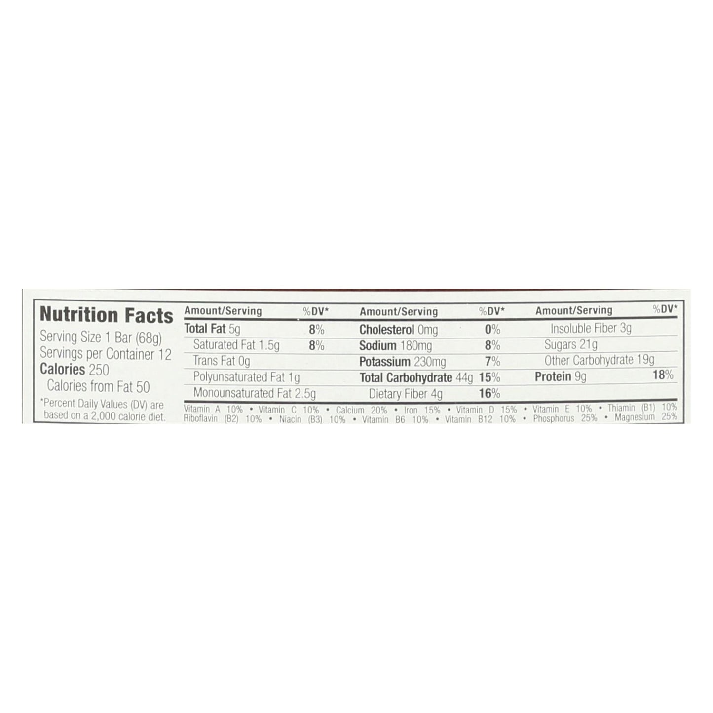 Clif Bar Organic Chocolate Brownie with 2.4 Oz Each (12-Pack)