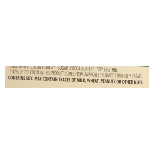 Chocolove Xoxox Premium Dark Chocolate Bar - Extra Strong - 3.2 Oz - Case of 12