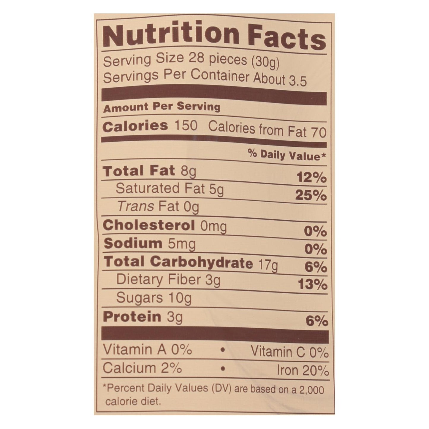 Lebby Snacks Chickpea Snacks Dark Chocolate - 3.5 Oz - Pack of 6