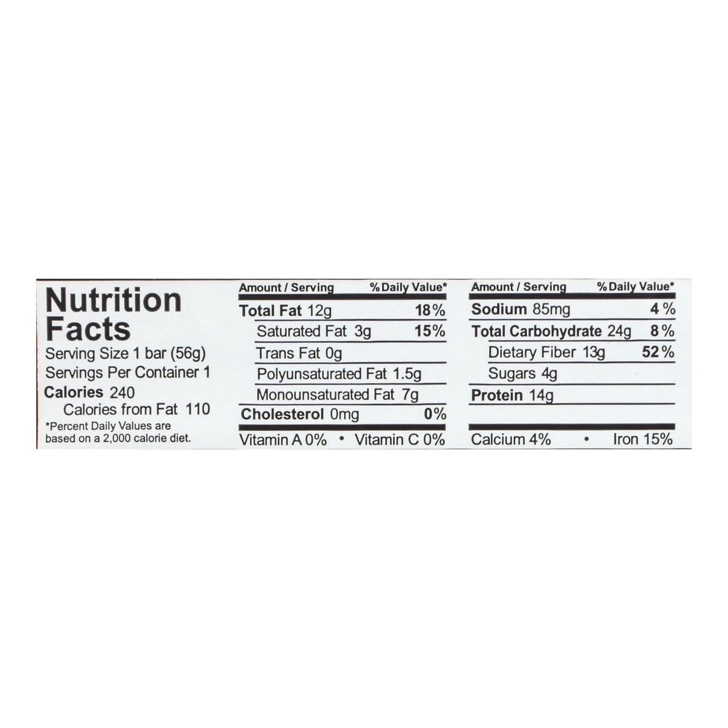 Aloha Peanut Butter Chocolate Chip Granola Bars - 12 Pack, 1.9 Oz. Each
