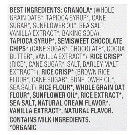 Annie's Homegrown Organic Chocolate Chip Chewy Granola Bars - Case of 12 - 5.34 oz. Each