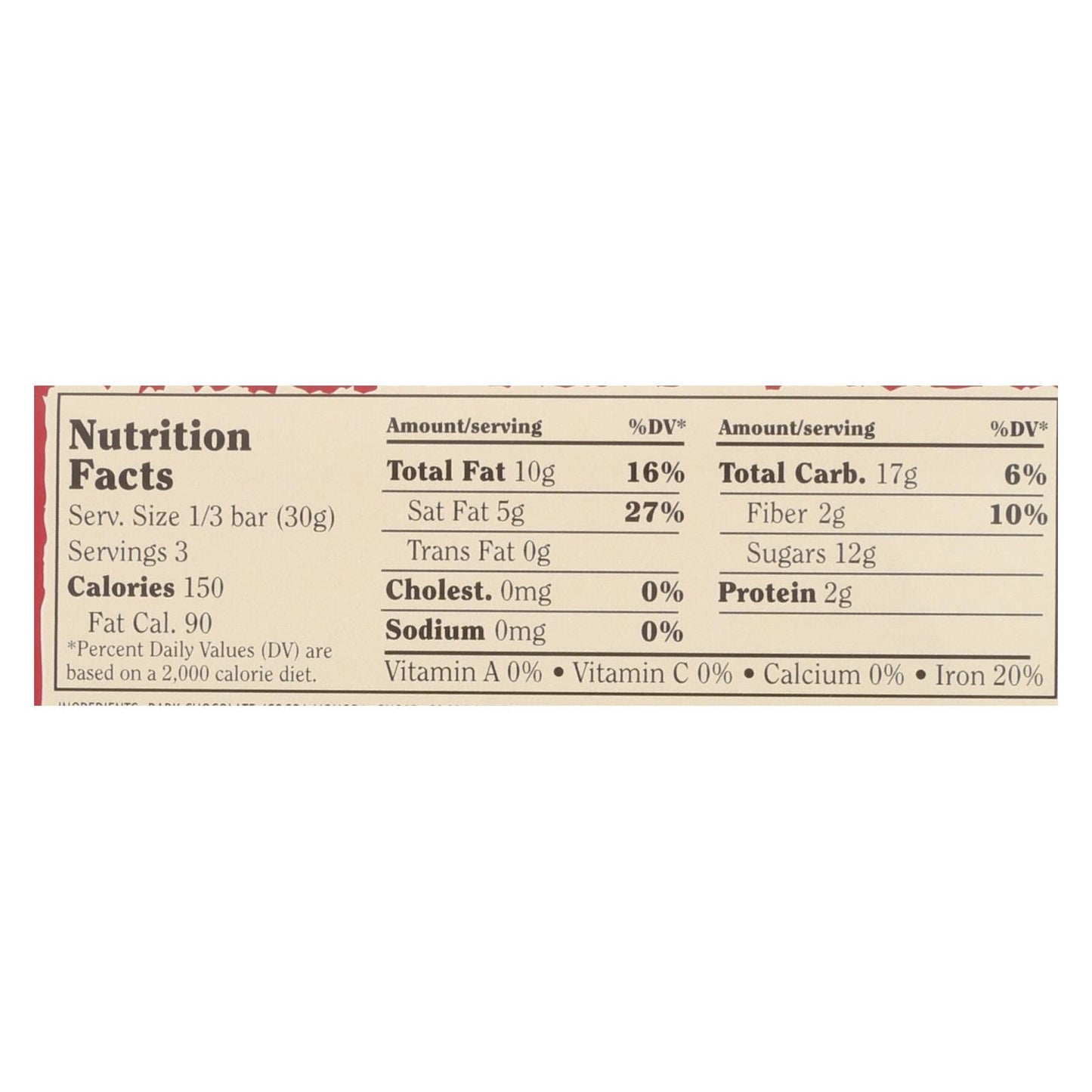 Chocolove Xoxox Premium Dark Chocolate Bar with Cherries & Almonds - 12x3.2 Oz Bar