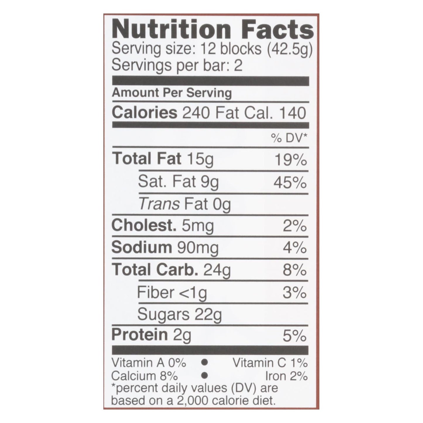 Divine Chocolate Milk Toffee Bar - 3 Oz - Case of 12