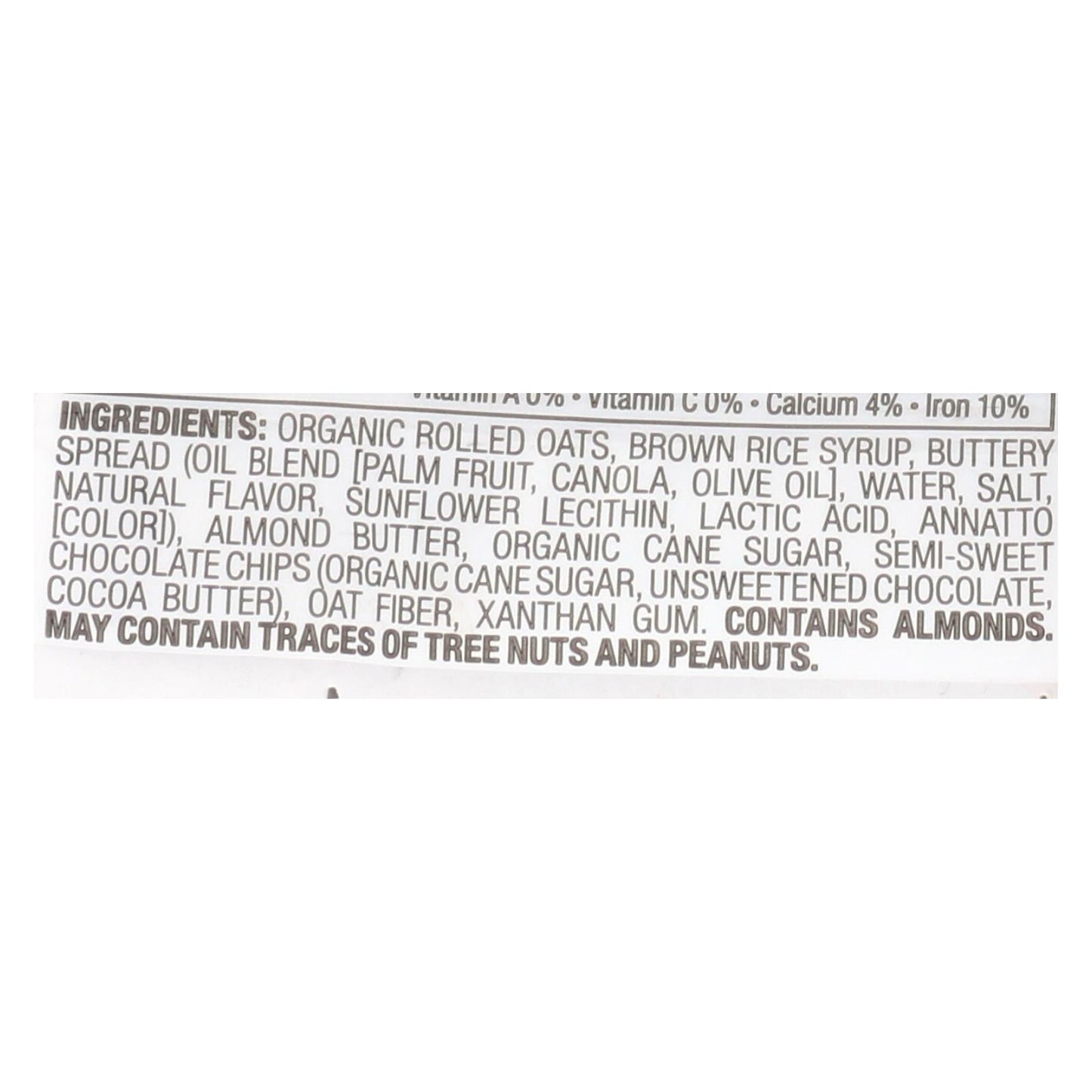 Bobo's Oat Bar, Chocolate Almond Butter Filled, 2.5 oz, Case of 12