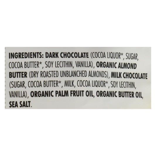 Chocolove Xoxox Bites - Decadent Dark Chocolate with Almonds & Sea Salt - 3.5oz (8ct)