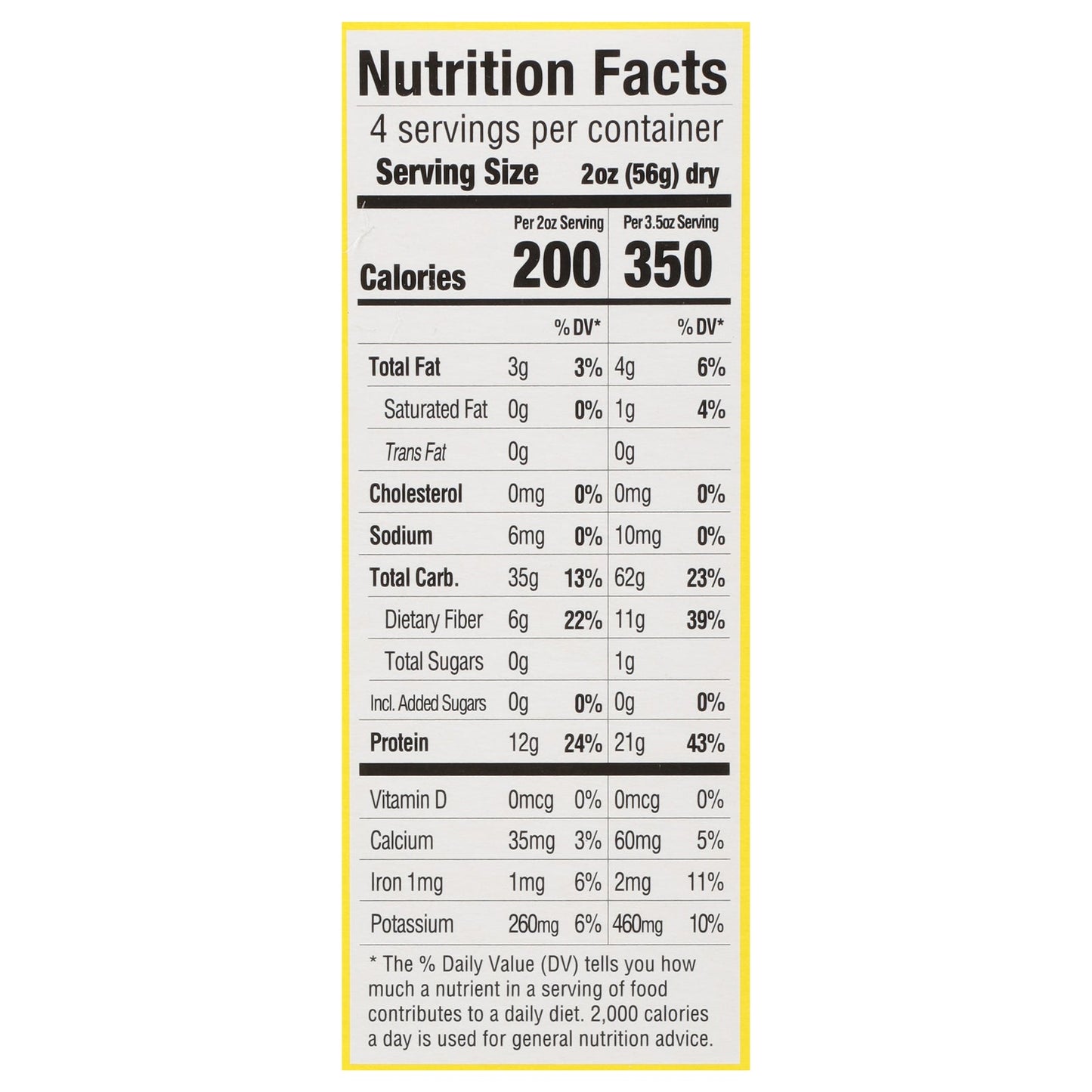 Brami Semo Lupini Penne Pasta: Gluten-Free, Plant-Based, and Rich in Protein (8 oz, Pack of 8)
