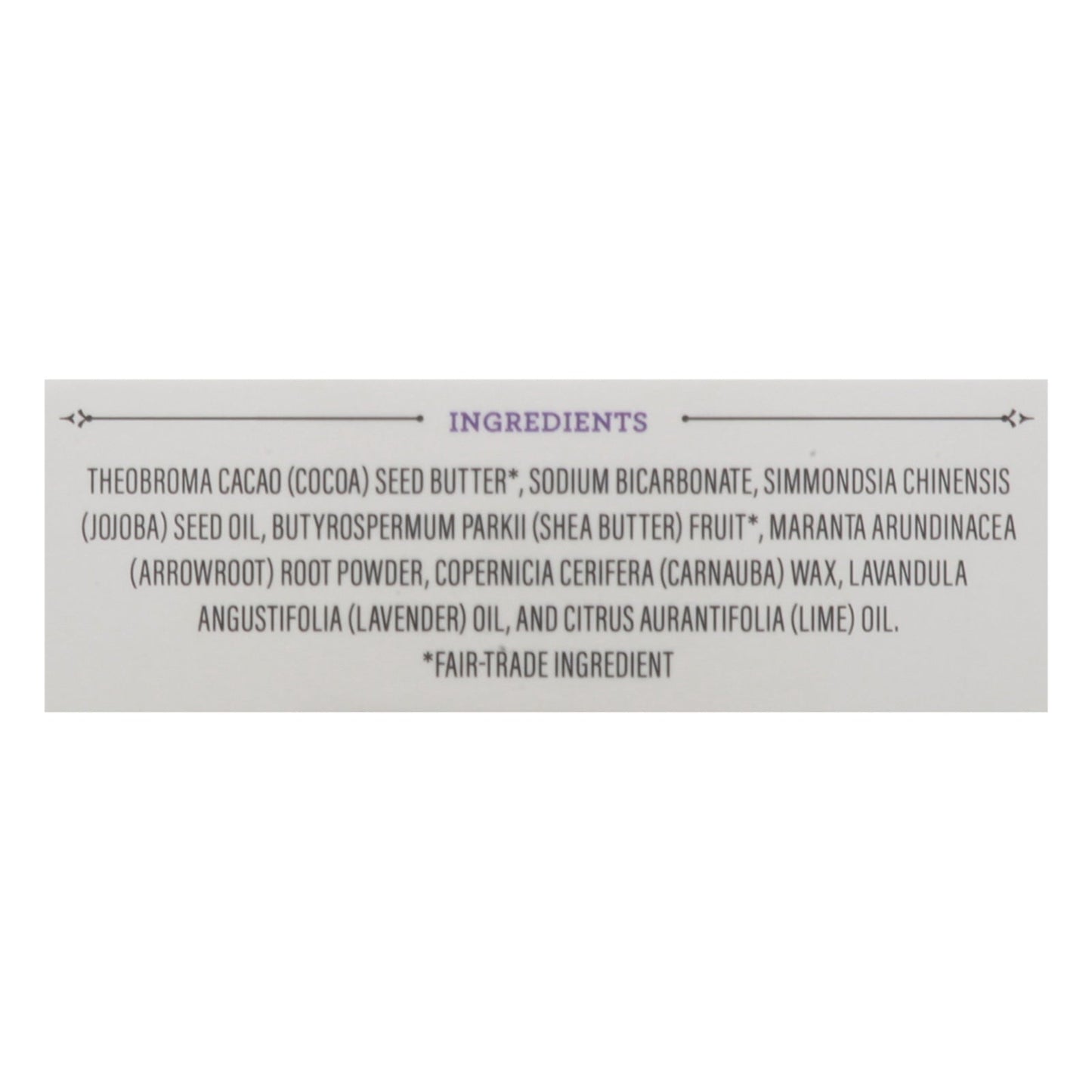 Spinster Sisters Company Lavender Lime Deodorant Bar - 2.8oz