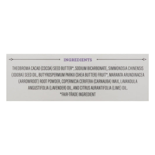 Spinster Sisters Company Lavender Lime Deodorant Bar - 2.8oz