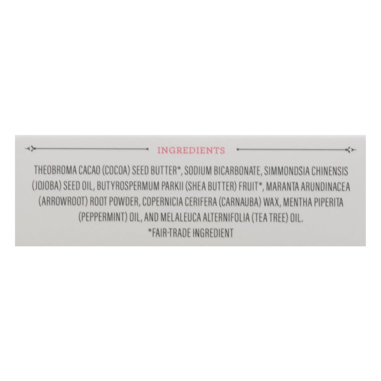 Spinster Sisters Peppermint Tea Tree Deodorant Bar - 2.8 Ounce Bar