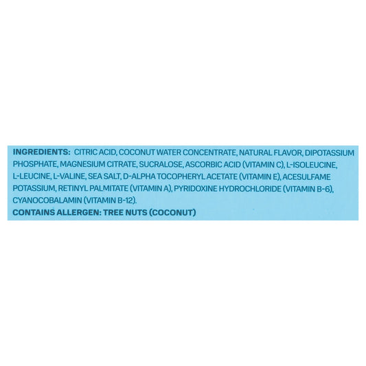 Prime Hydration Electrolyte Stick Blue Raspberry 6 Sticks, 0.9°