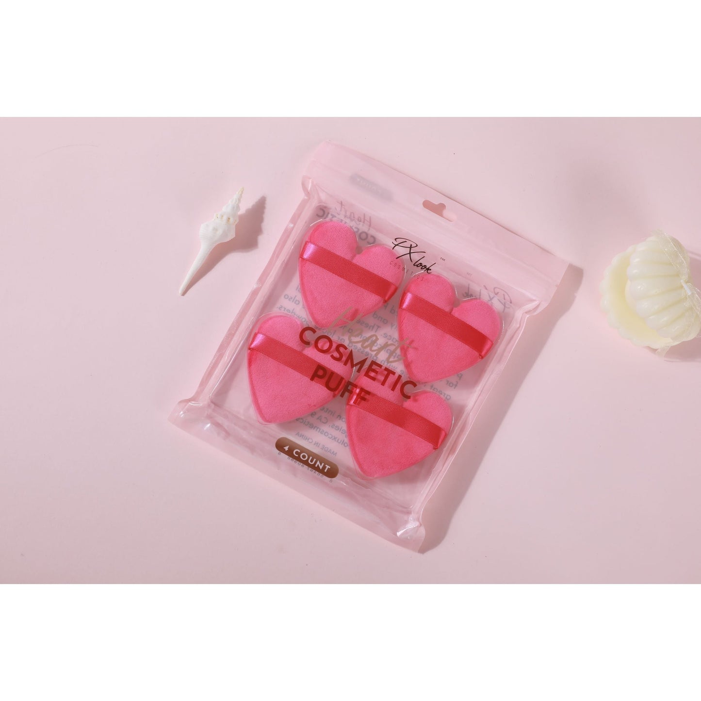 Heart Cosmetic Puff Set
