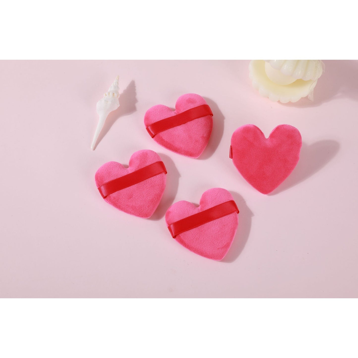 Heart Cosmetic Puff Set