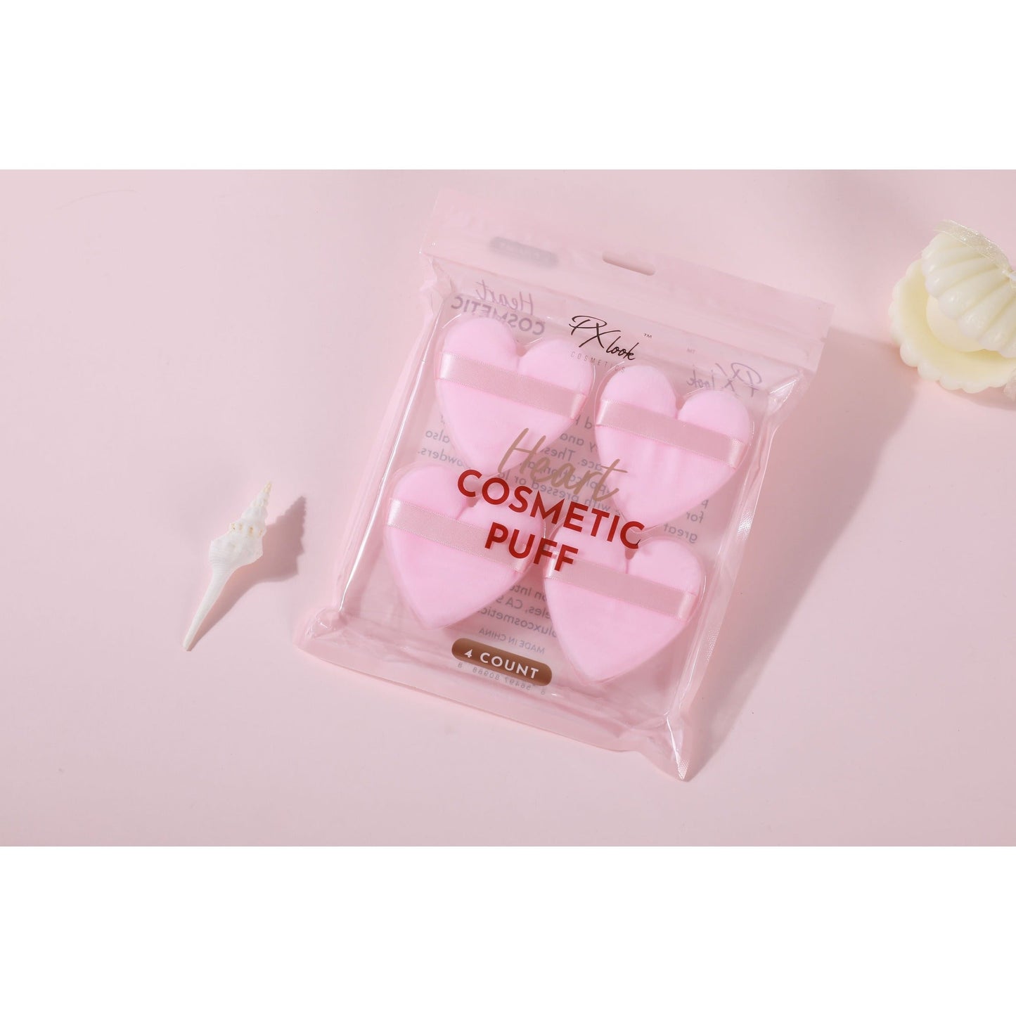 Heart Cosmetic Puff Set