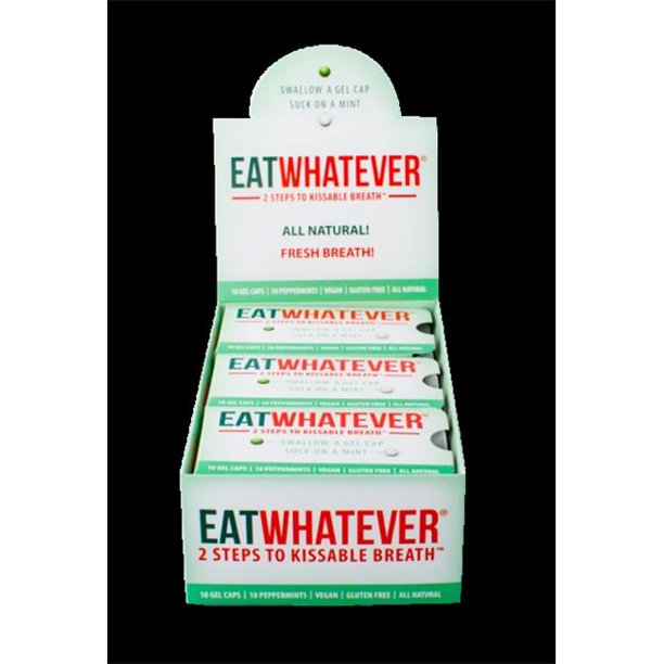 Eatwhatever Gel/Breath Mints, Cool Peppermint - 20 Count (Pack of 9)