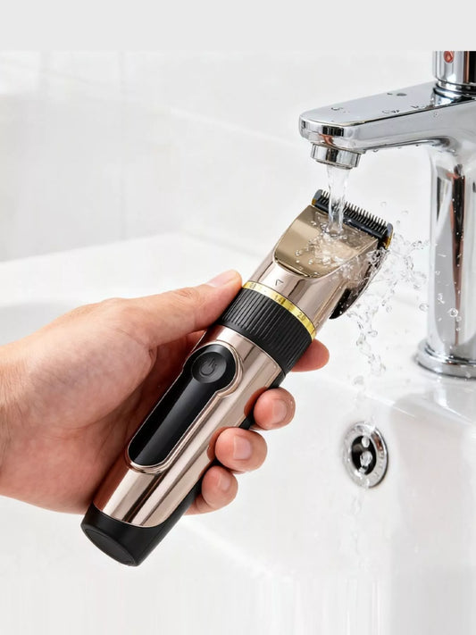 Waterproof Hair Clipper with LED Display