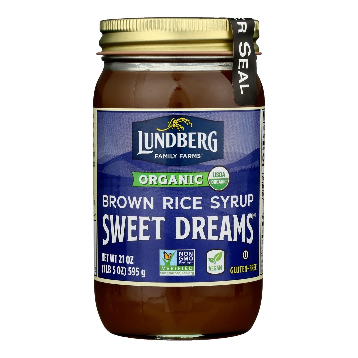 Lundberg Family Farms Organic Brown Rice Syrup, 21 oz (Case of 12) - Gluten-Free Sweetener