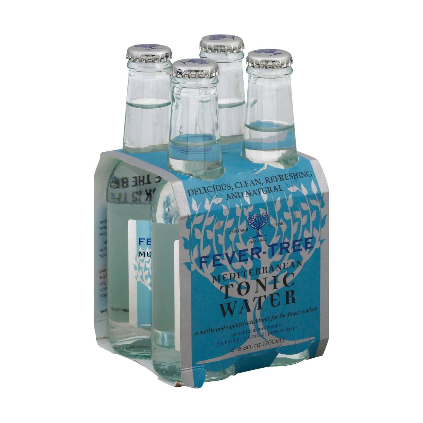 Fever-Tree Mediterranean Tonic Water, 6 x 6.8 Fl Oz - Premium Refreshment
