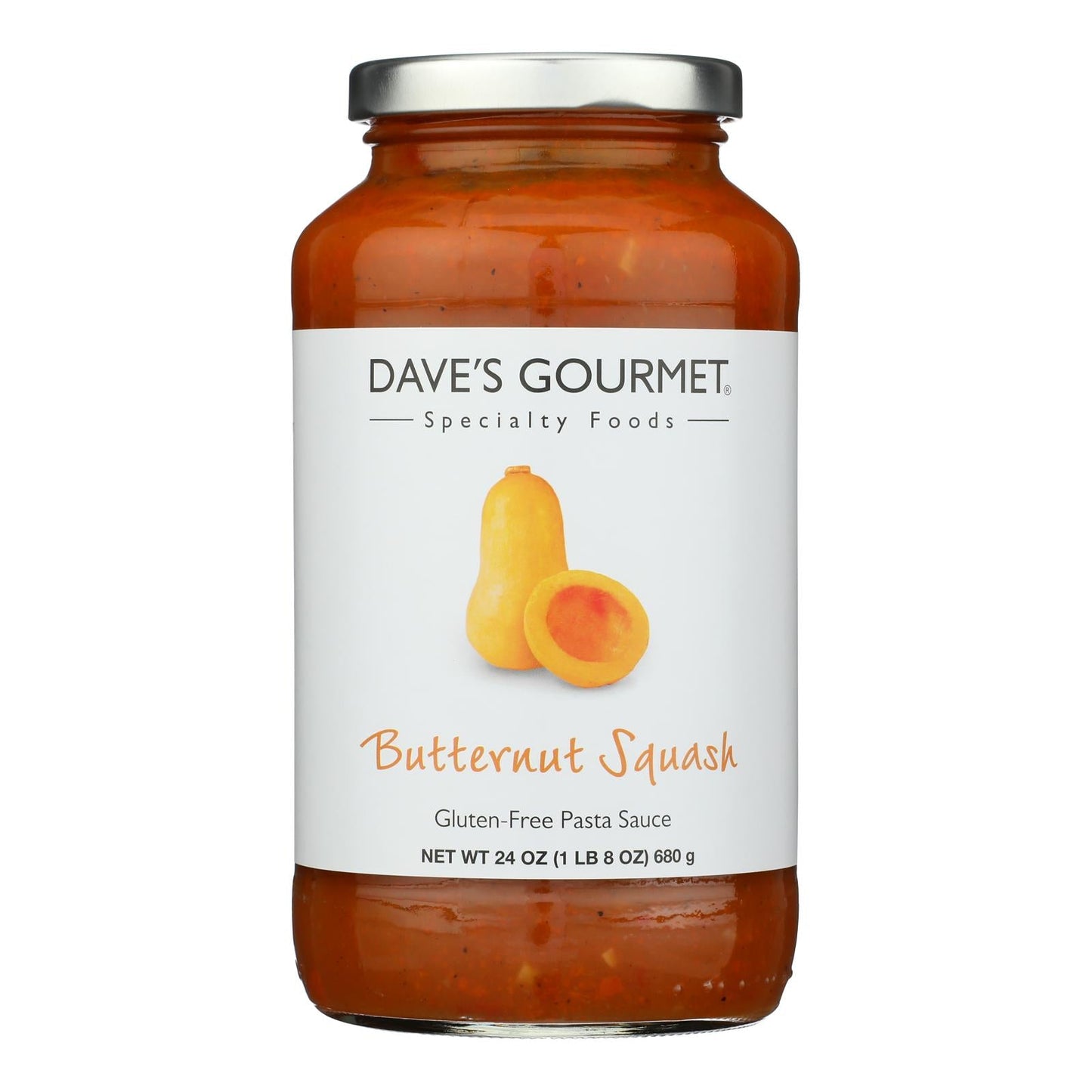 Dave's Gourmet Butternut Squash Pasta Sauce - Pack of 6 (24 oz )