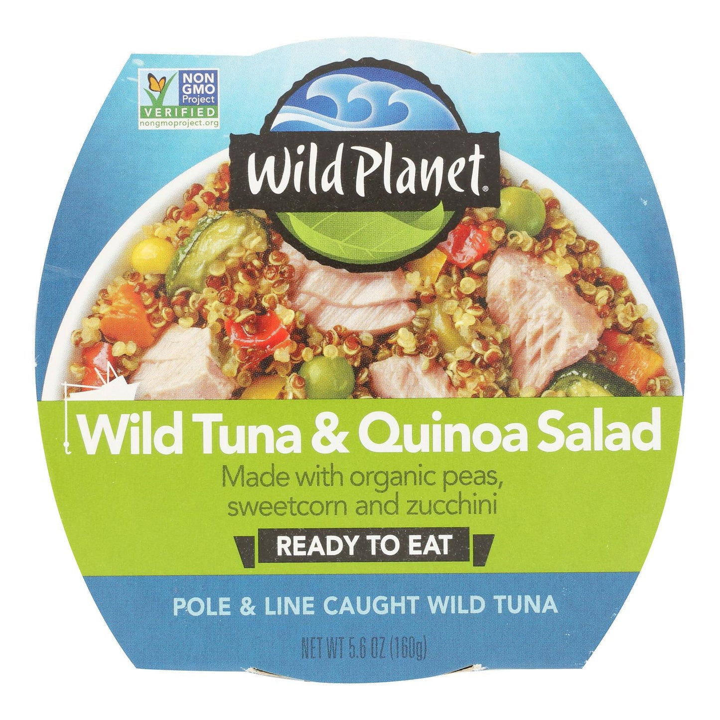 Wild Planet Quinoa Tuna Salad, 5.6 oz, 9-Pack