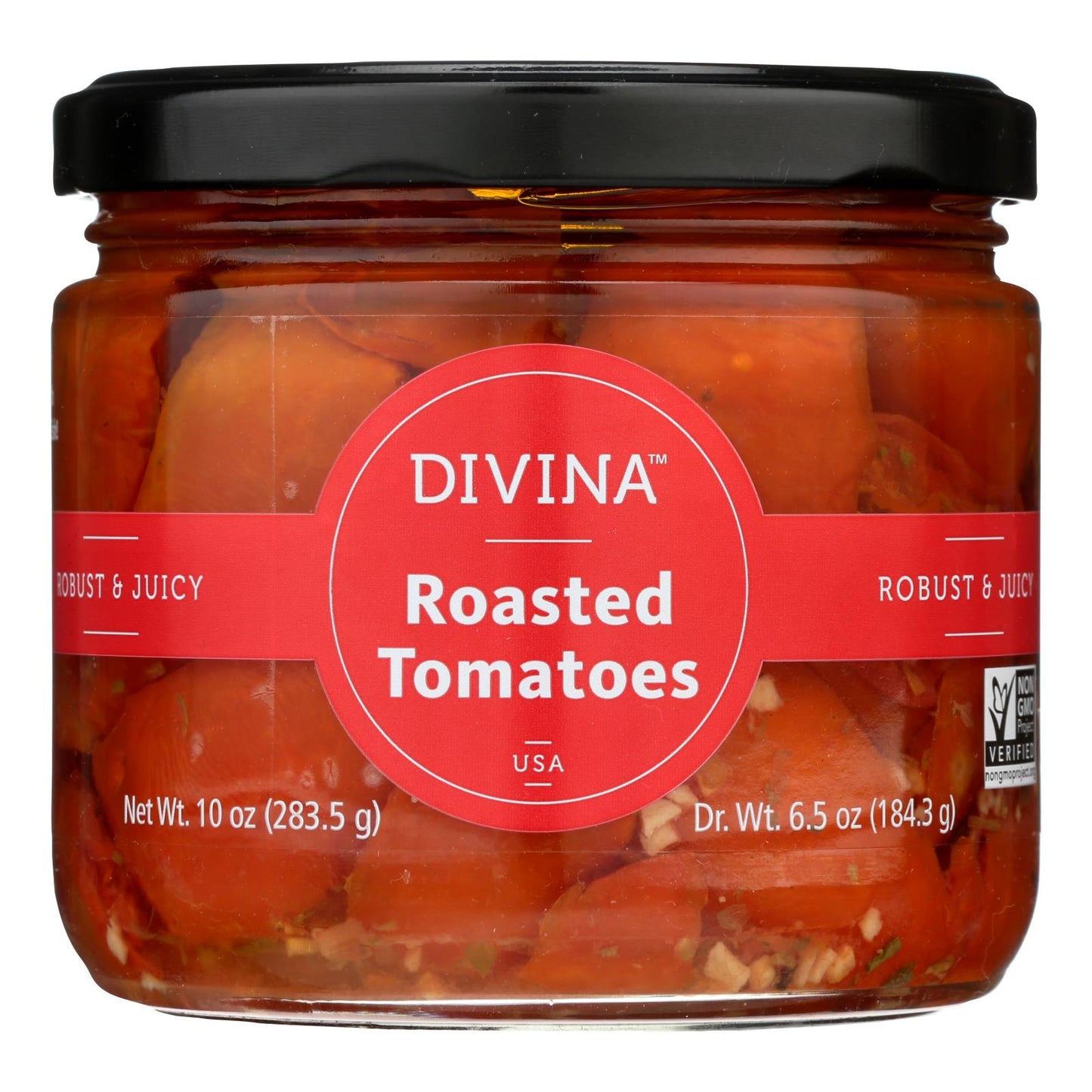 Divina Roasted Red Tomatoes in Oil & Herbs - 10 Oz - Pack of 6