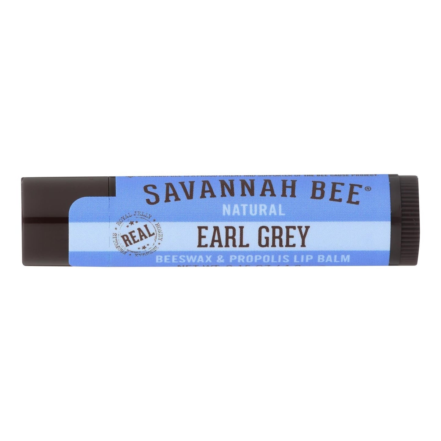Savannah Bee Earl Grey Beeswax Lip Balm - .15 Oz - Pack of 36
