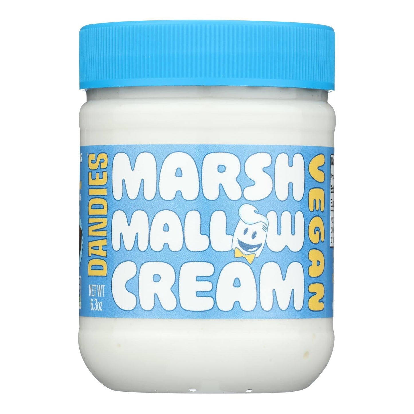 Dandies Vegan Marshmallow Cream - 6.3 Oz - 6 Pack - Plant-Based Fluff Spread