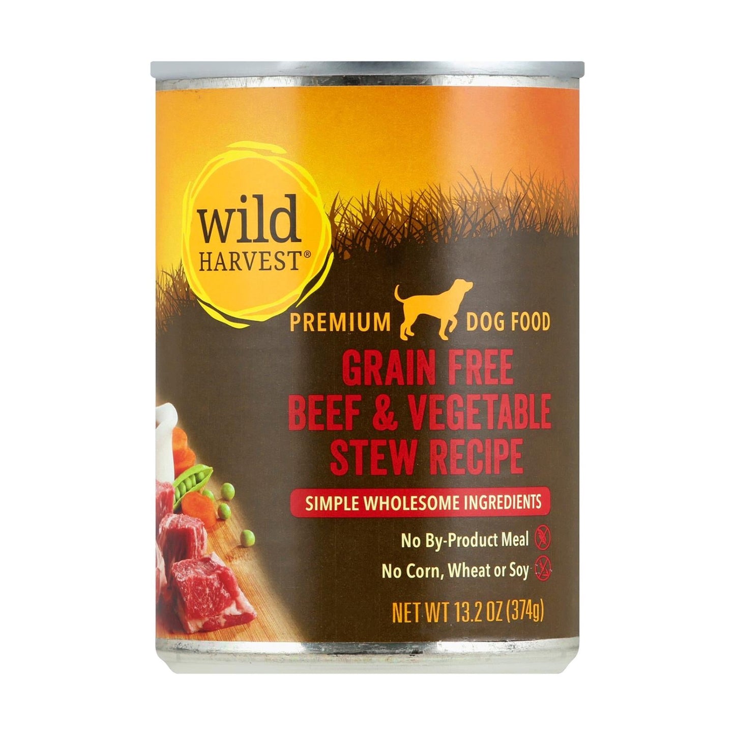 Wild Harvest Dog Food Beef and Vegetable Stew with Gravy, 13.2 oz (Pack of 12)