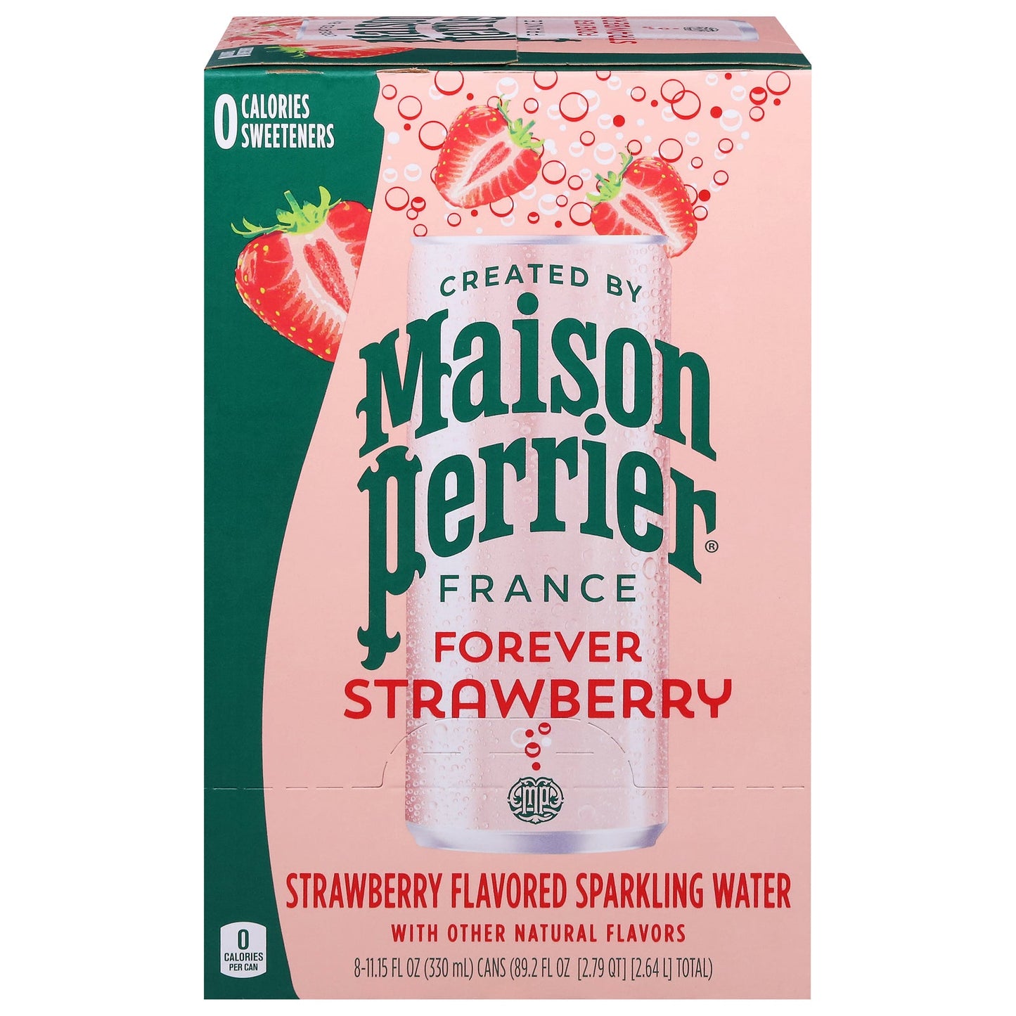 Maison Perrier Strawberry Sparkling Water - 3 x 8/11.15oz