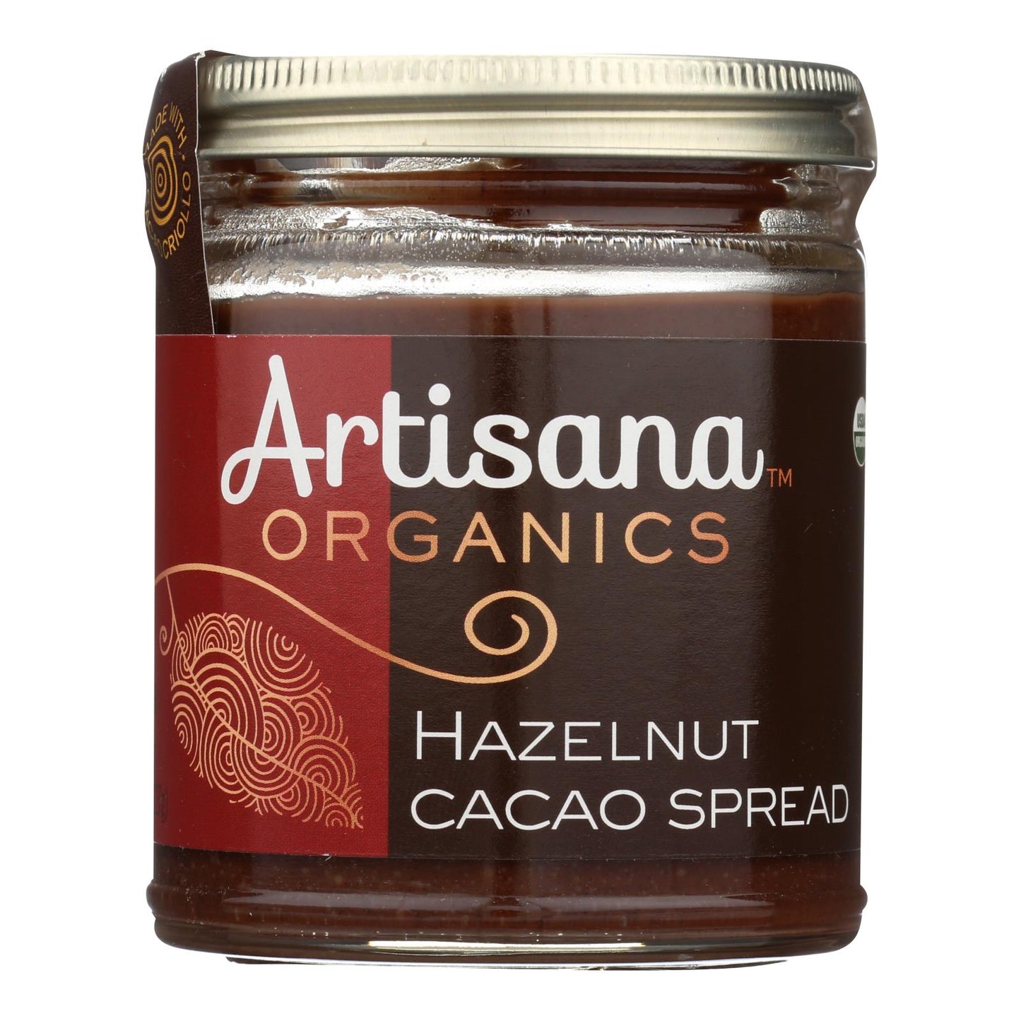 Artisana Organic Hazelnut Spread, 8 oz (Pack of 6) - Creamy, Vegan, and Gluten-Free