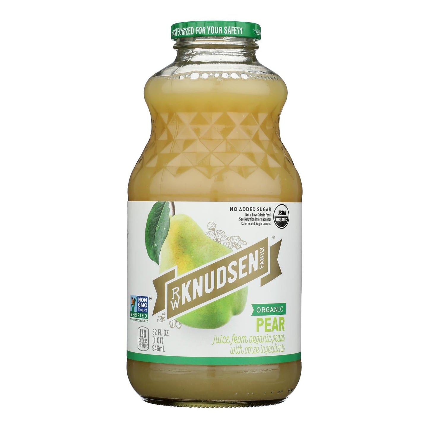 R.W. Knudsen Organic Pear Juice, 32 fl oz (Pack of 6)
