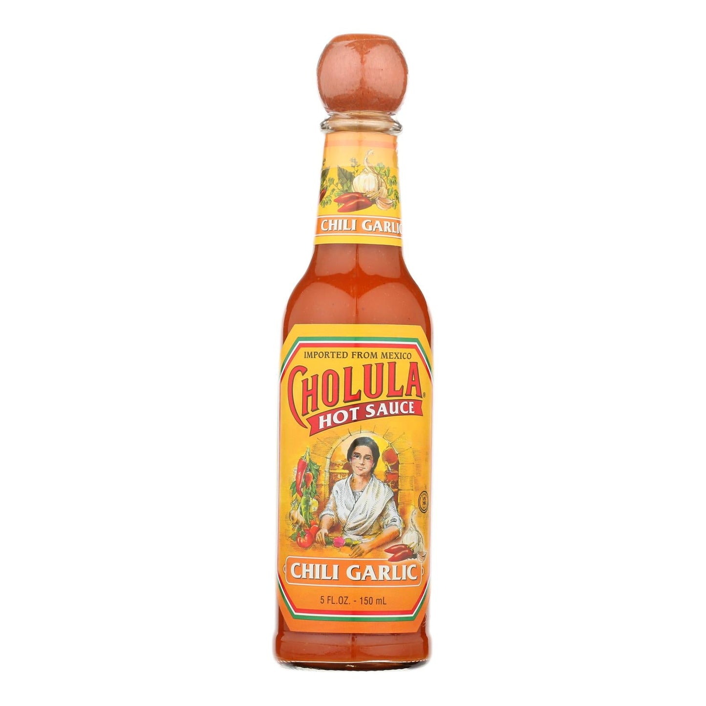 Cholula Chili Garlic Hot Sauce - 5 Fl Oz (Pack of 12)