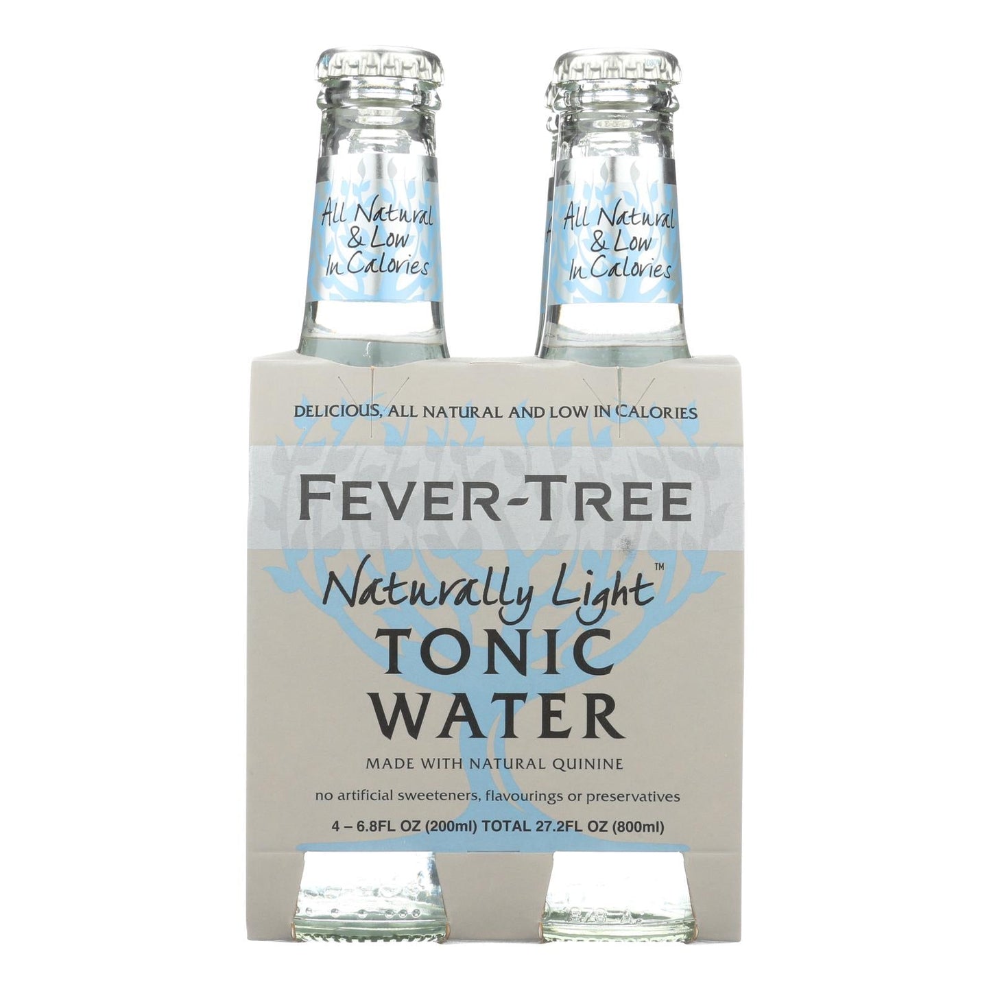 Fever-Tree Indian Tonic Water, Premium Mixer, 6 x 6.8 Fl Oz Glass