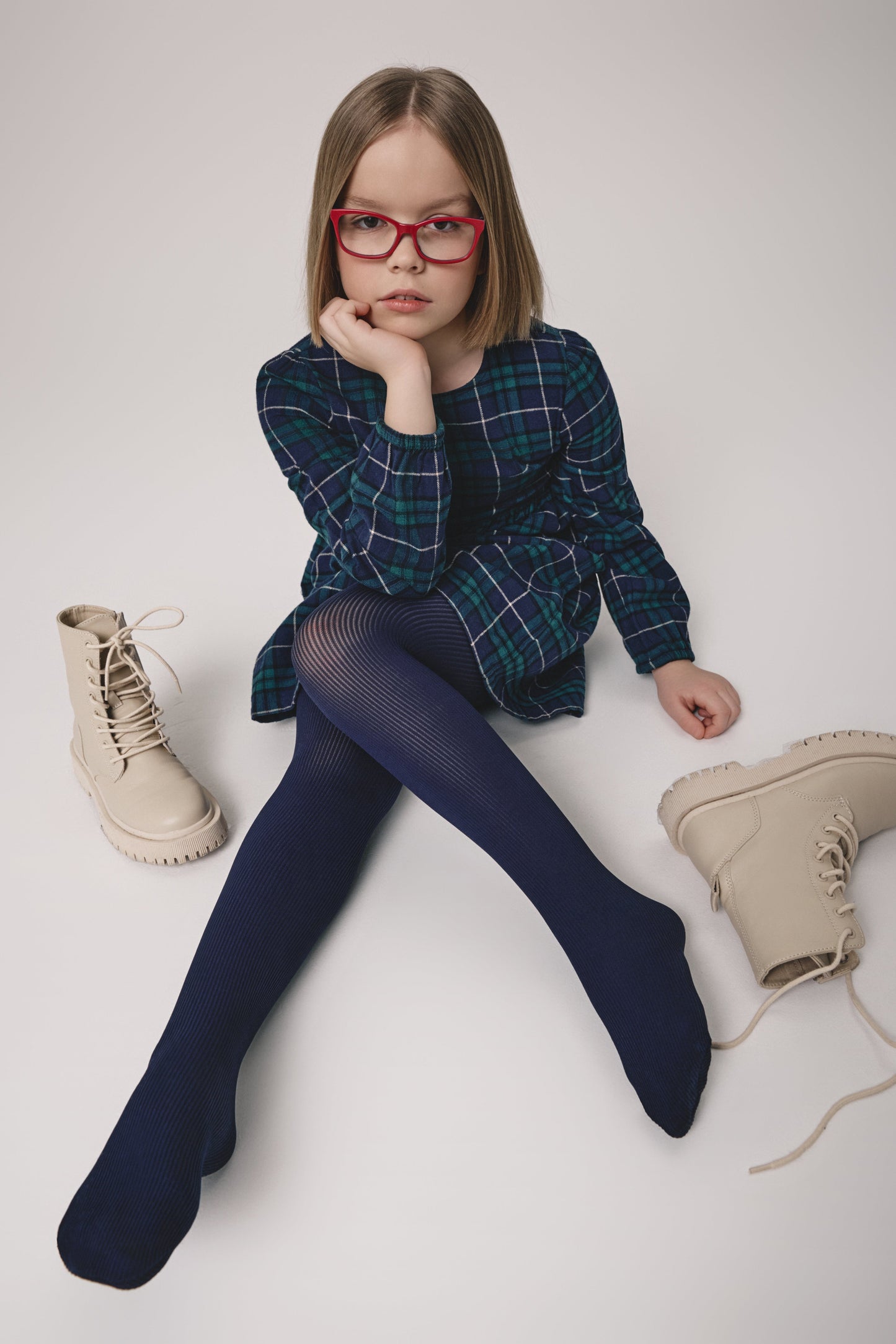 Conte Tights for girls Judy 50 Den - Microfiber ribbing