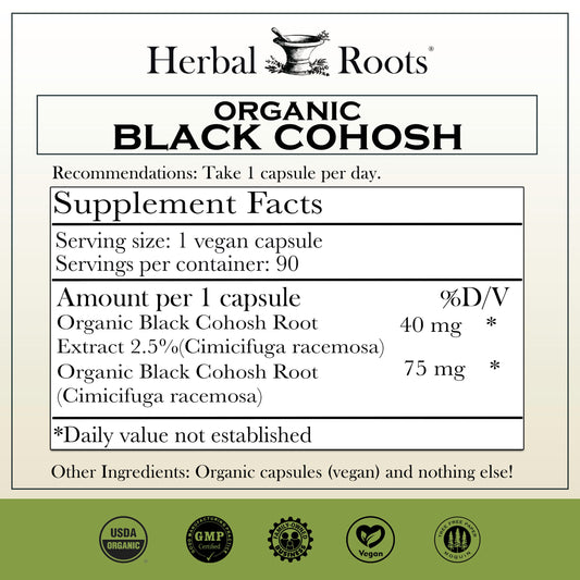 Organic Black Cohosh