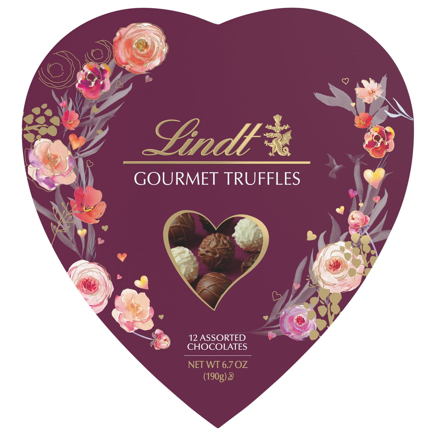 Lindt Chocolate Assorted Gourmet Truffles - 6.7 oz - 6 Count